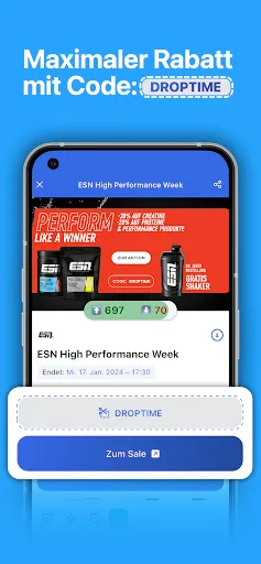 Скриншот 6 — DROPTIME - die Supplement App