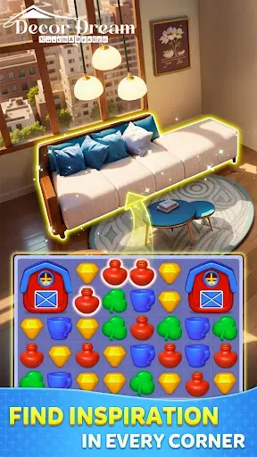 Скриншот 3 — Decor Dream: Match & Design