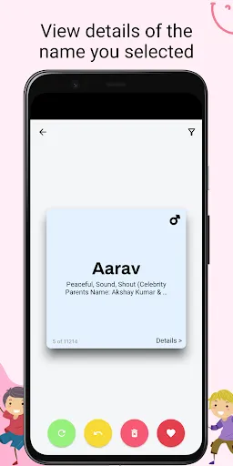 Скриншот 4 — Baby Names - Indian baby names