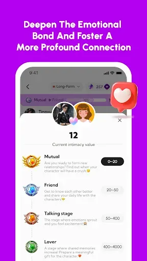 Скриншот 4 — DeepLove AI：Dream AI Love Chat