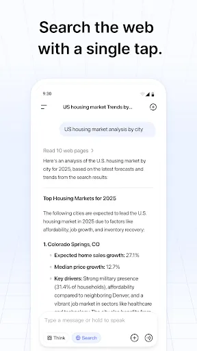 Скриншот 3 — DeepSeek - AI Ассистент