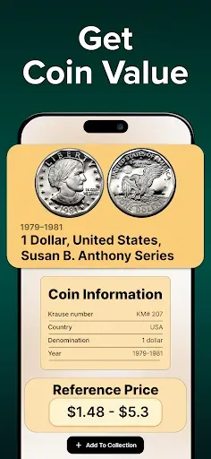 Скриншот 2 — Coin Wise: Identifier, Scanner
