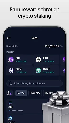 Скриншот 4 — Crypto.com: Onchain Wallet