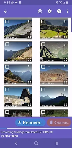 Скриншот 1 — DiskDigger photo recovery