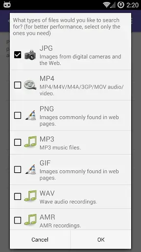 Скриншот 7 — DiskDigger photo recovery