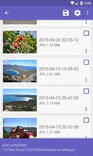 Скриншот 1 — DiskDigger Pro file recovery