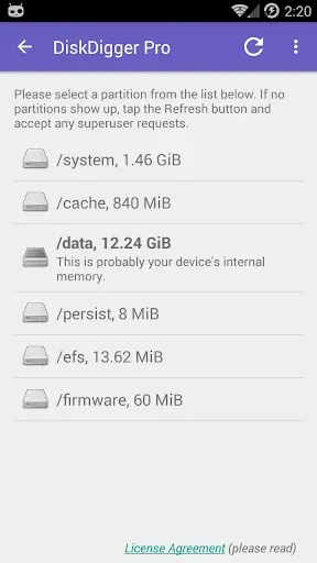 Скриншот 5 — DiskDigger Pro file recovery