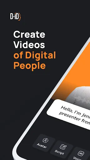 Скриншот 1 — D-ID: AI Video Generator
