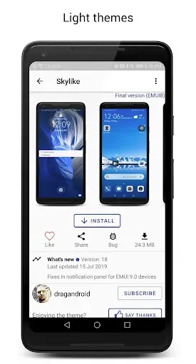 Скриншот 2 — Темы для Huawei / Honor / EMUI