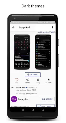 Скриншот 3 — Темы для Huawei / Honor / EMUI