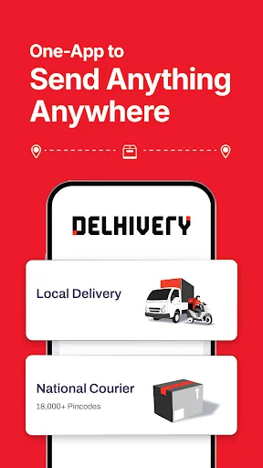 Скриншот 1 — Delhivery: Courier App