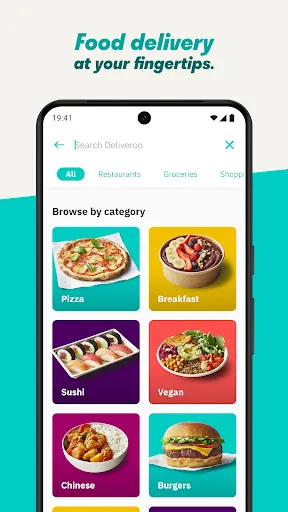 Скриншот 2 — Deliveroo: Food & Shopping