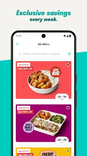 Скриншот 3 — Deliveroo: Food & Shopping