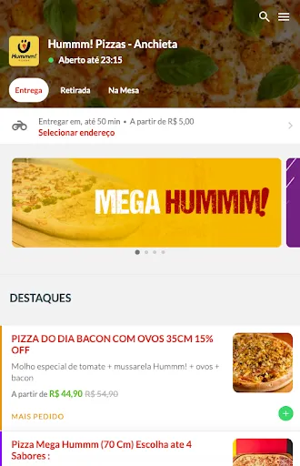 Скриншот 2 — Hummm! Pizzas