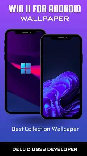 Скриншот 1 — Win 11 Wallpaper For Android