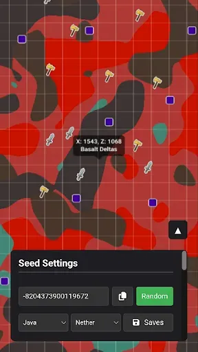 Скриншот 3 — Seed Map: Biomes & Structures