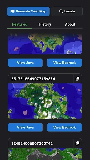 Скриншот 5 — Seed Map: Biomes & Structures