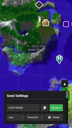 Скриншот 6 — Seed Map: Biomes & Structures