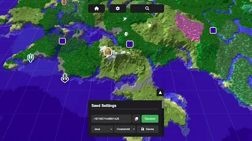 Скриншот 8 — Seed Map: Biomes & Structures