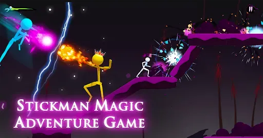 Скриншот 1 — Stickman Fight 2 - Magic Brawl