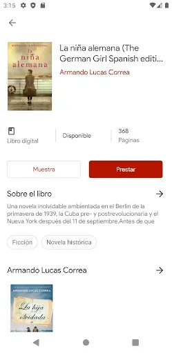 Скриншот 4 — Biblio-e Instituto Cervantes