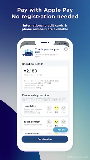 Скриншот 5 — GO / Taxi app for Japan