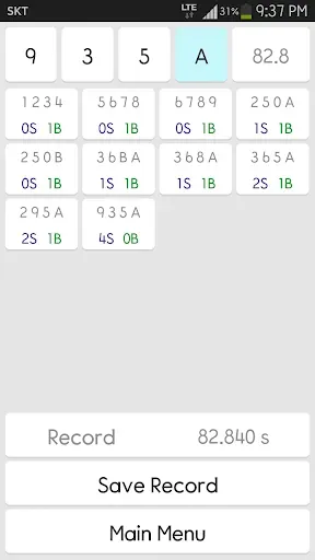 Скриншот 4 — IQ Baseball - Number Puzzle