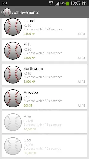 Скриншот 6 — IQ Baseball - Number Puzzle