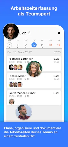 Скриншот 1 — Achim App Arbeitszeiterfassung
