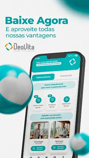 Скриншот 7 — DeoVita: Médicos Online 24h