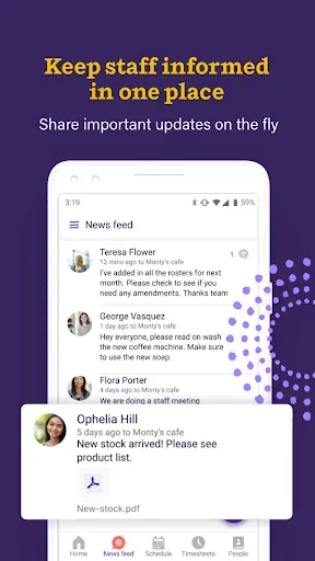 Скриншот 3 — Deputy: Employee Scheduling