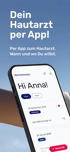Скриншот 1 — Hautarzt per App - dermanostic