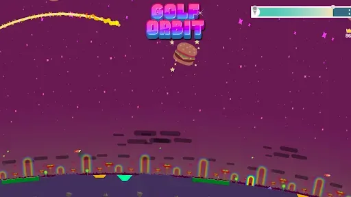 Скриншот 3 — Golf Orbit: Oneshot Golf Games