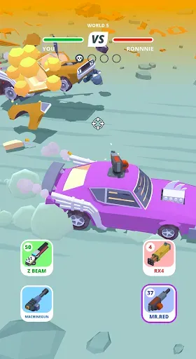 Скриншот 1 — Desert Riders: Car Battle Game