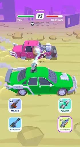 Скриншот 2 — Desert Riders: Car Battle Game