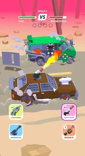 Скриншот 3 — Desert Riders: Car Battle Game