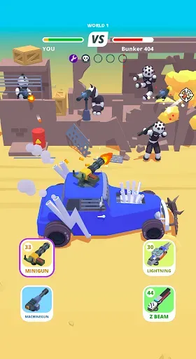 Скриншот 4 — Desert Riders: Car Battle Game