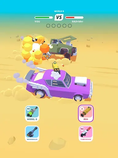 Скриншот 5 — Desert Riders: Car Battle Game