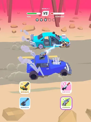Скриншот 7 — Desert Riders: Car Battle Game