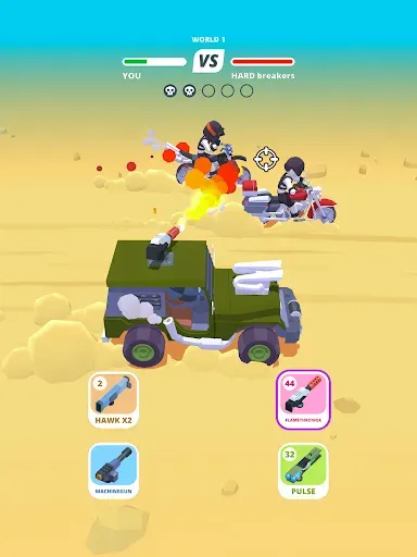 Скриншот 8 — Desert Riders: Car Battle Game