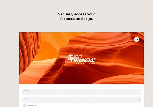 Скриншот 5 — Desert Financial Mobile