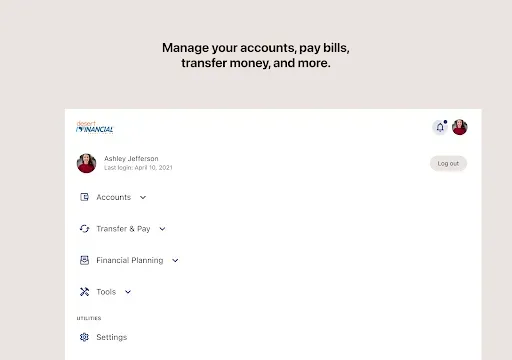 Скриншот 8 — Desert Financial Mobile