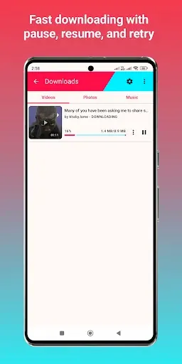 Скриншот 3 — TikVid - TikTok Downloader