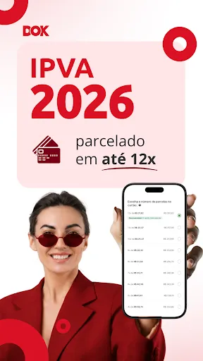 Скриншот 1 — DOK: licenciamento 2026 e IPVA
