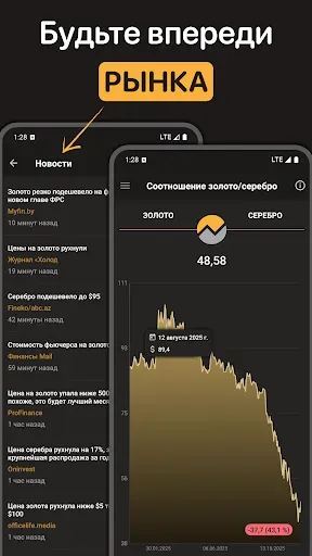 Скриншот 6 — Цена на Золото и Серебро