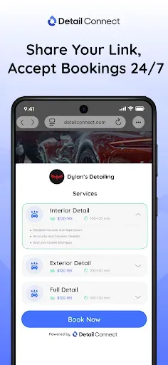 Скриншот 2 — Detail Connect - Car Detailing