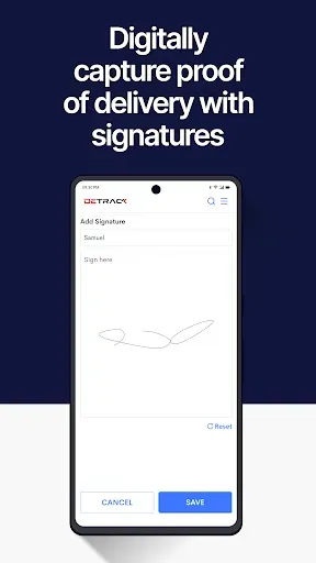 Скриншот 4 — Detrack Proof Of Delivery POD