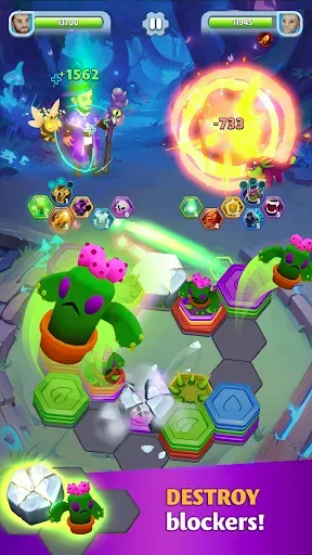 Скриншот 3 — Hex Heroes・Hexagon puzzle game