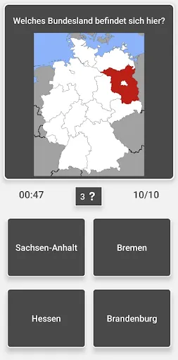 Скриншот 1 — Deutschland Karte Quiz