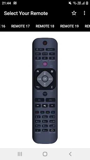 Скриншот 2 — Philips TV Remote Controller
